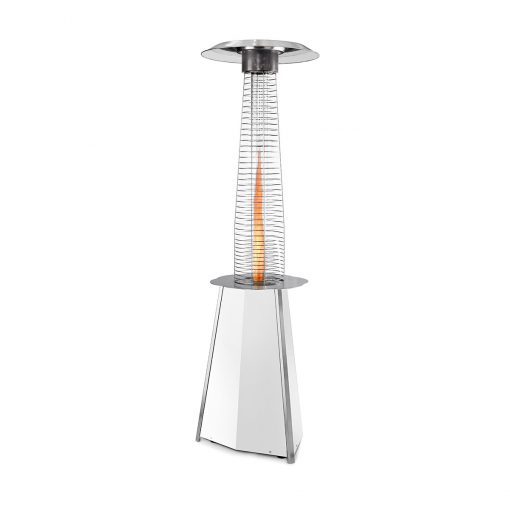 Parasol chauffant gaz Solflame Blanc Outdoor-Heating