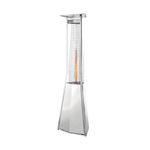 Parasol chauffant gaz Kaliente inox - Outdoor Heating